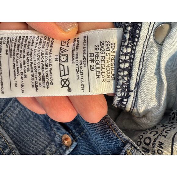 Gap Womens Cheeky Straight Jeans High Rise Button Fly 29 8 New with tags - Picture 10 of 13